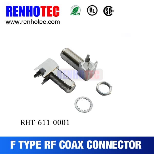 Hot Sale F R_A Jack Crimp RF Electrical Connectors for PCB